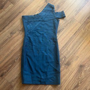 Marciano by Guess:  Off-the-shoulder woven bandage dress